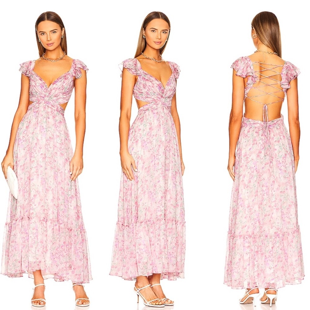 ASTR The Label Primrose Floral Maxi Dress